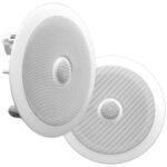 Pyle PDIC80 White 2 Way In Ceiling Speaker System in kenya at mtronics audio shop